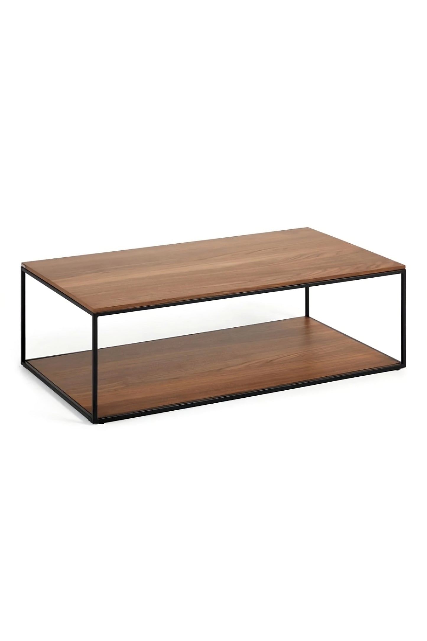 Walnut Coffee Table With Undershelf | La Forma Yoana