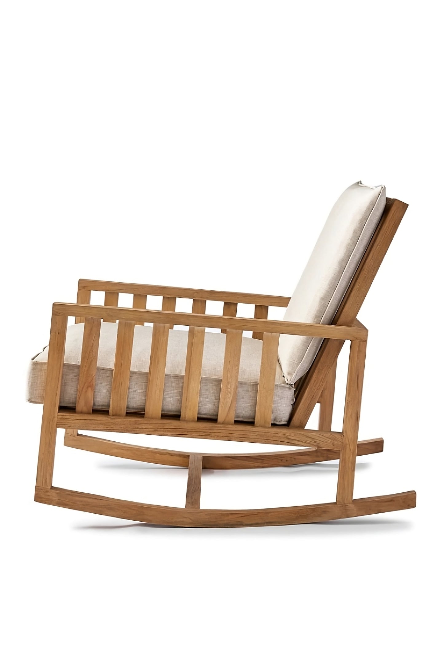 Wooden Cushioned Rocking Chair | Rivièra Maison Panama