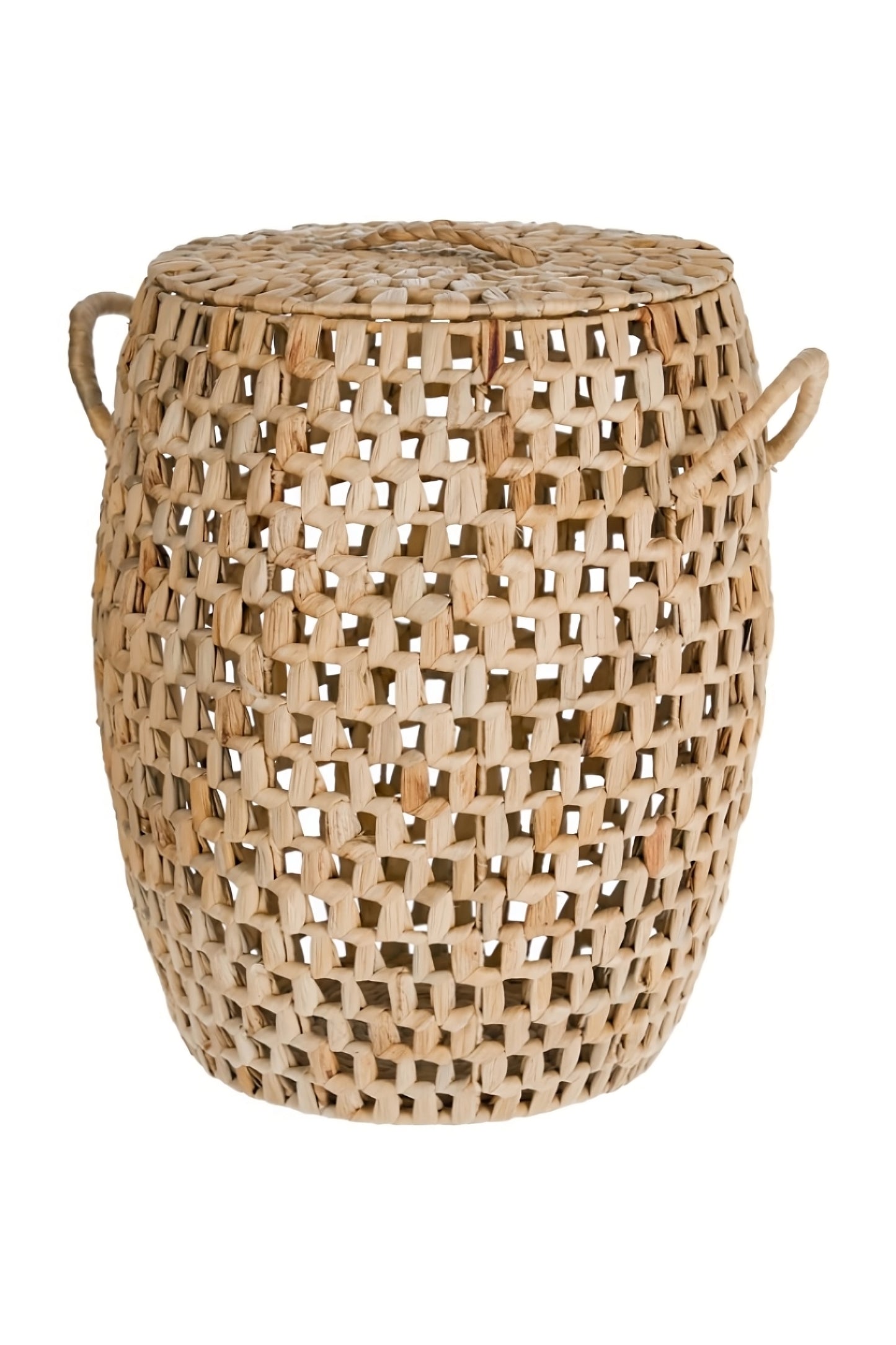 Woven Natural Fibers Basket With Handles | La Forma Zaya