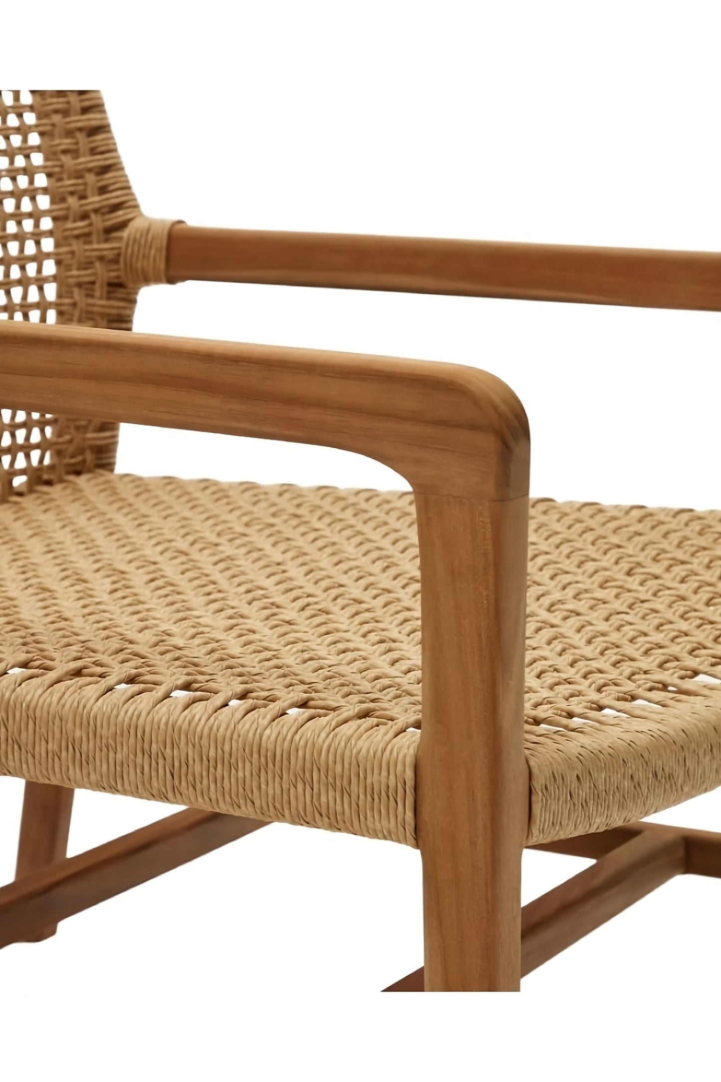 Woven Rattan Accent Armchair | La Forma Sabolla