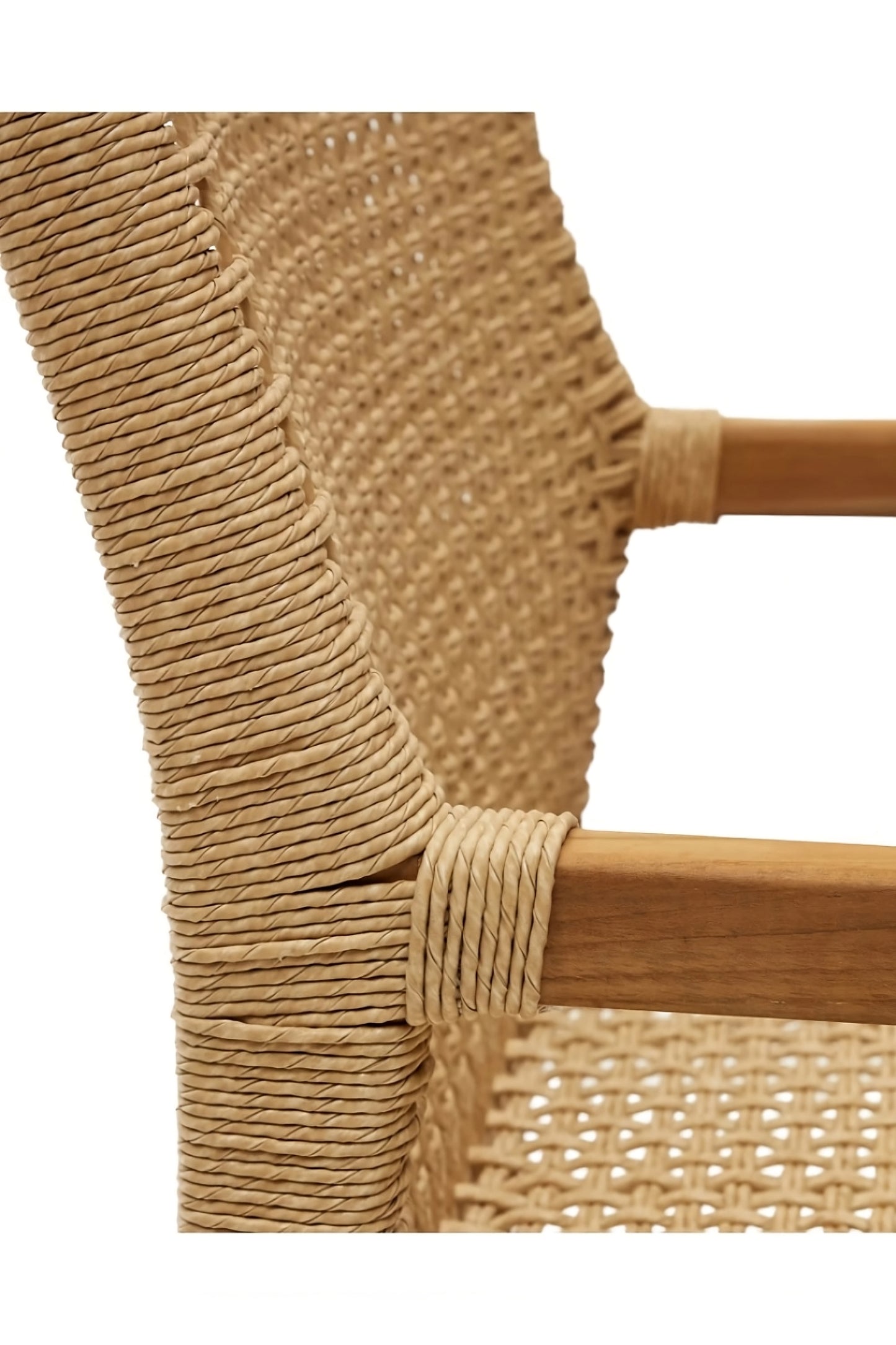 Woven Rattan Accent Armchair | La Forma Sabolla