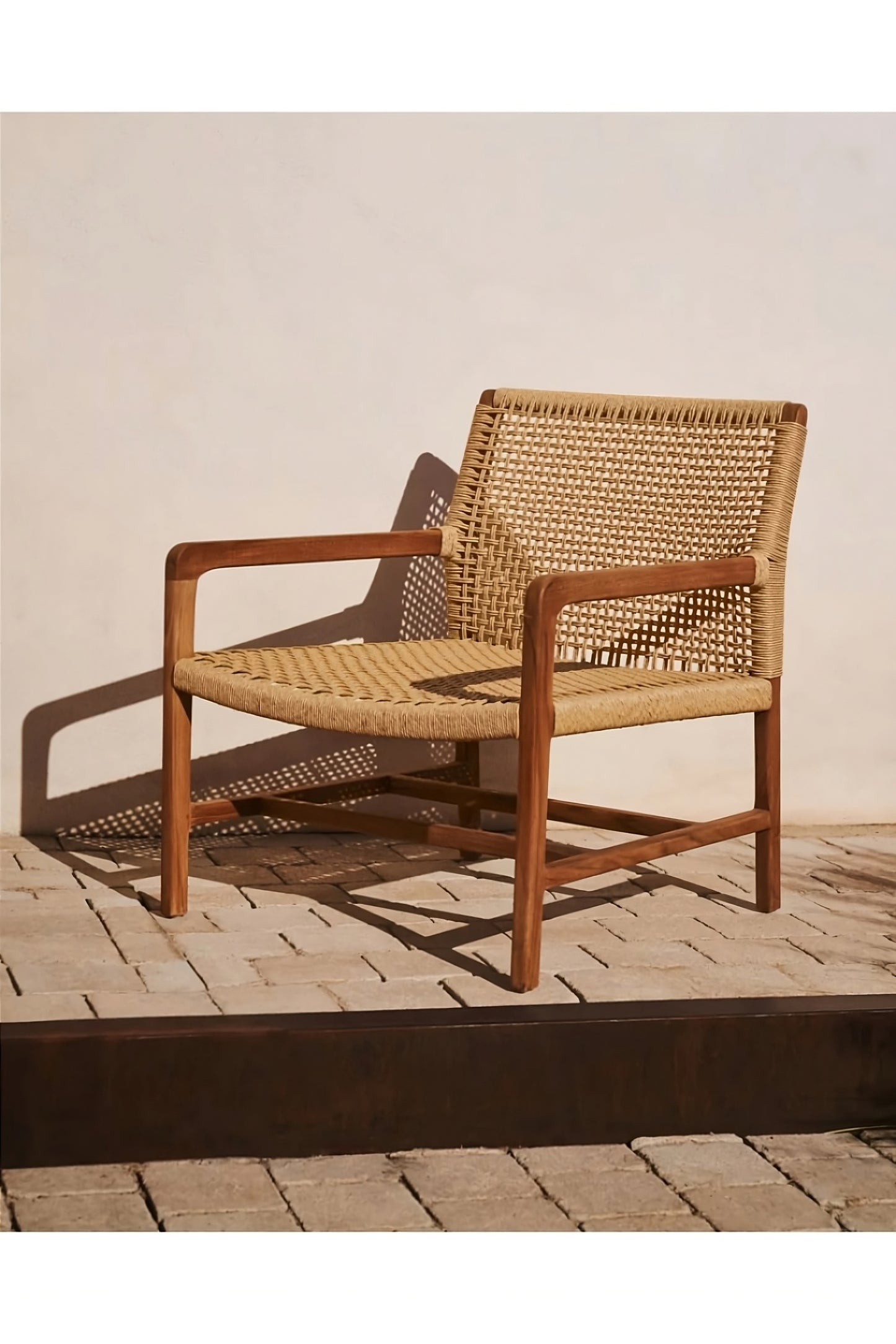 Woven Rattan Accent Armchair | La Forma Sabolla